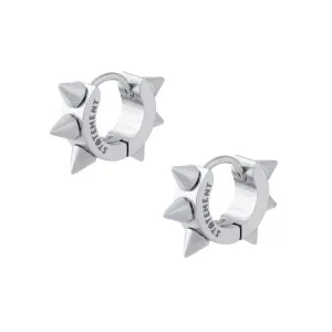 6mm Spiked Hoop Earrings