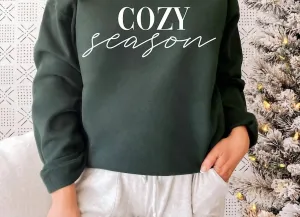 Alphia - Cozy Season Graphic Crew Neck Sweatshirt