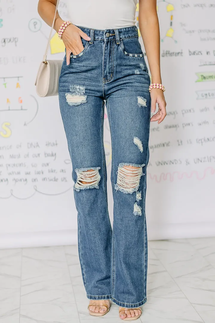 As Good As It Gets Ripped 90's Jeans