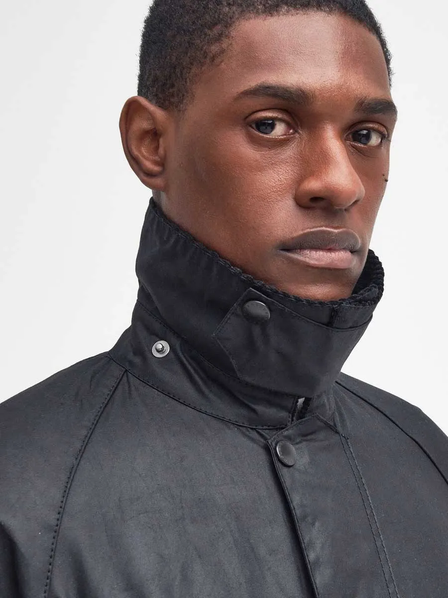 BARBOUR Beaufort Wax Jacket - Mens - Black