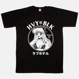 benpaolv 2K Animecore Girl HVY BLK Dark Fashion T-Shirt E-Kids
