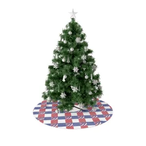 Buffalo Football Plaid Christmas Tree Skirts