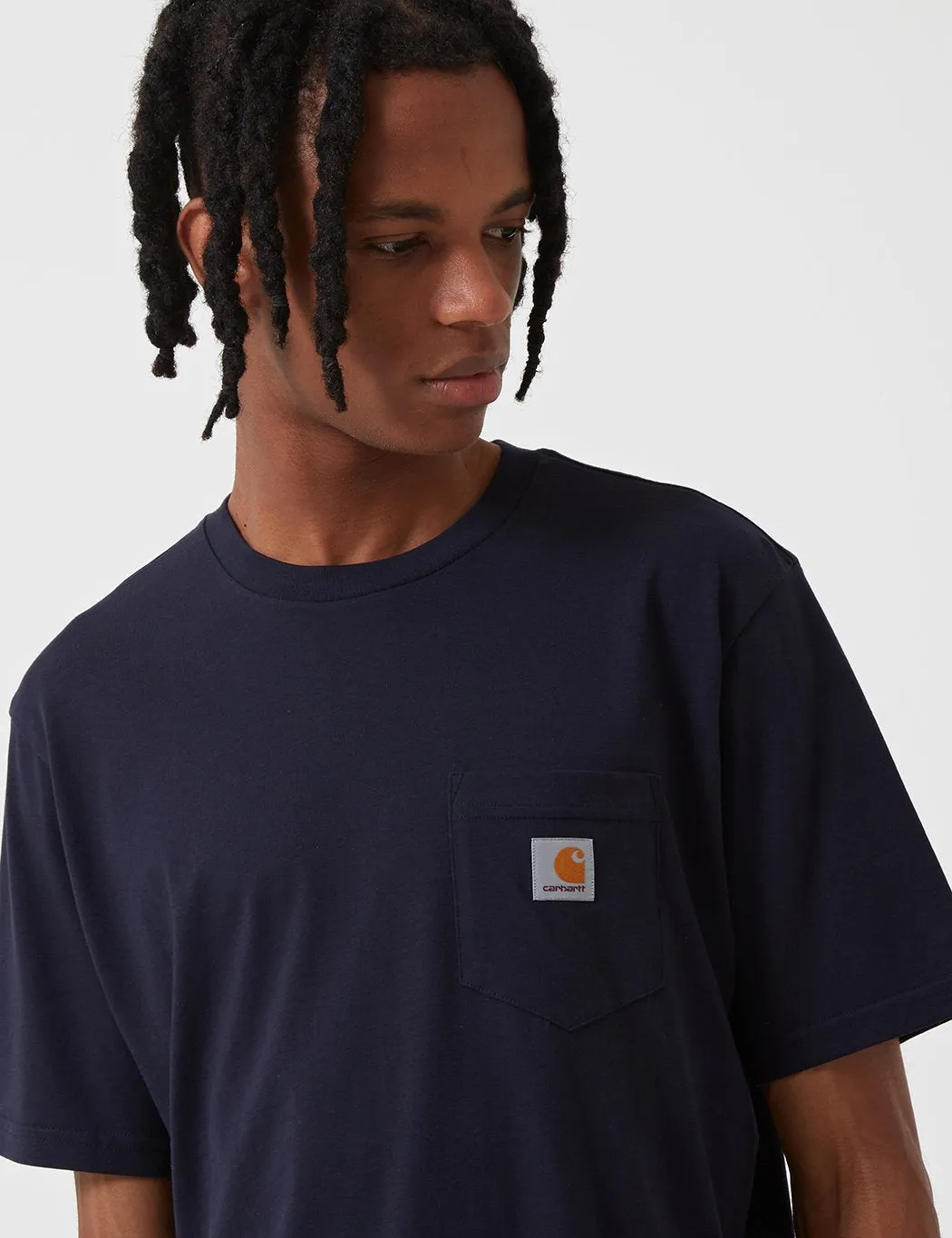 Carhartt-WIP Pocket T-Shirt - Dark Navy Blue