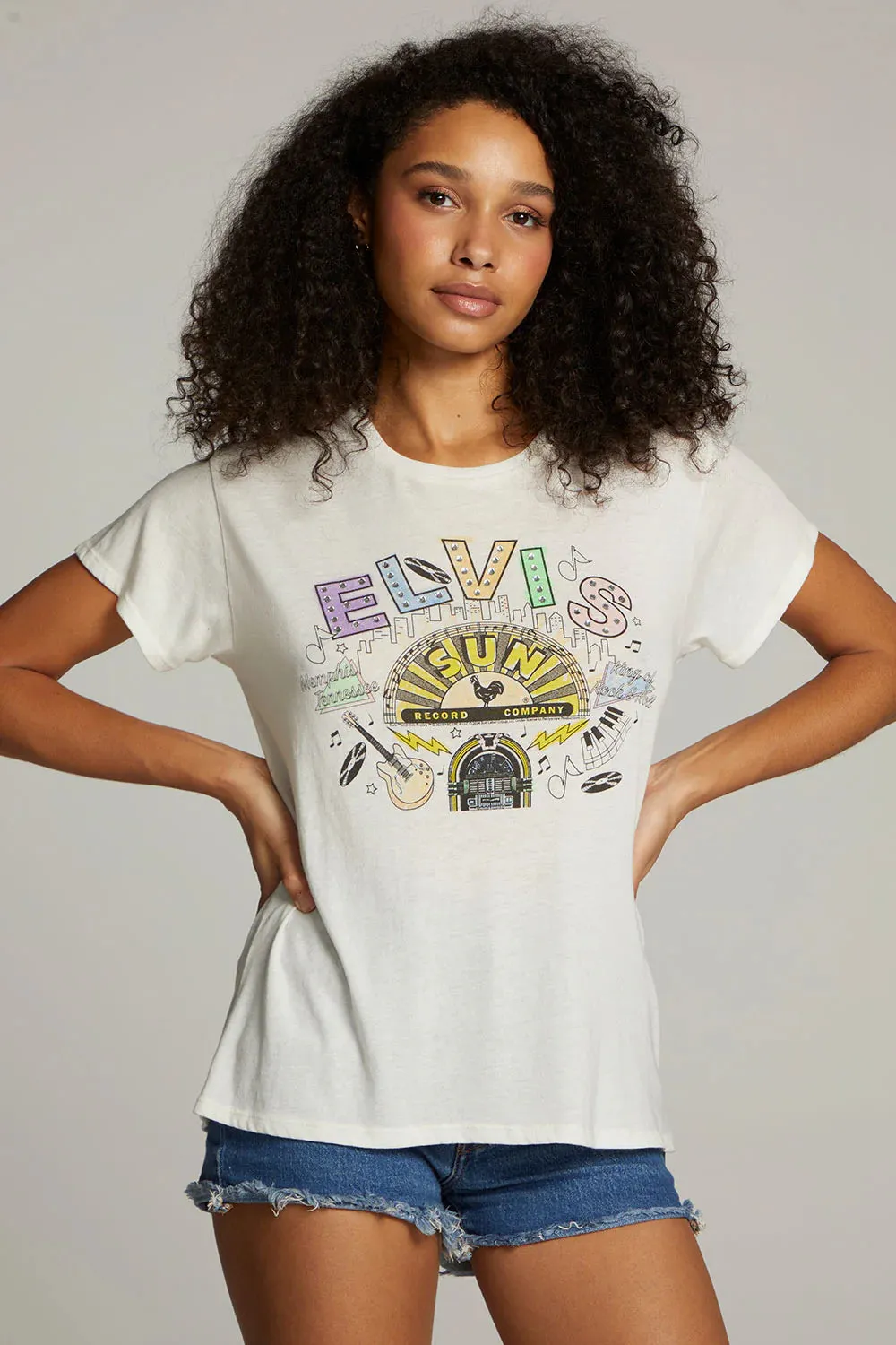 Chaser Elvis Collage Band Tee