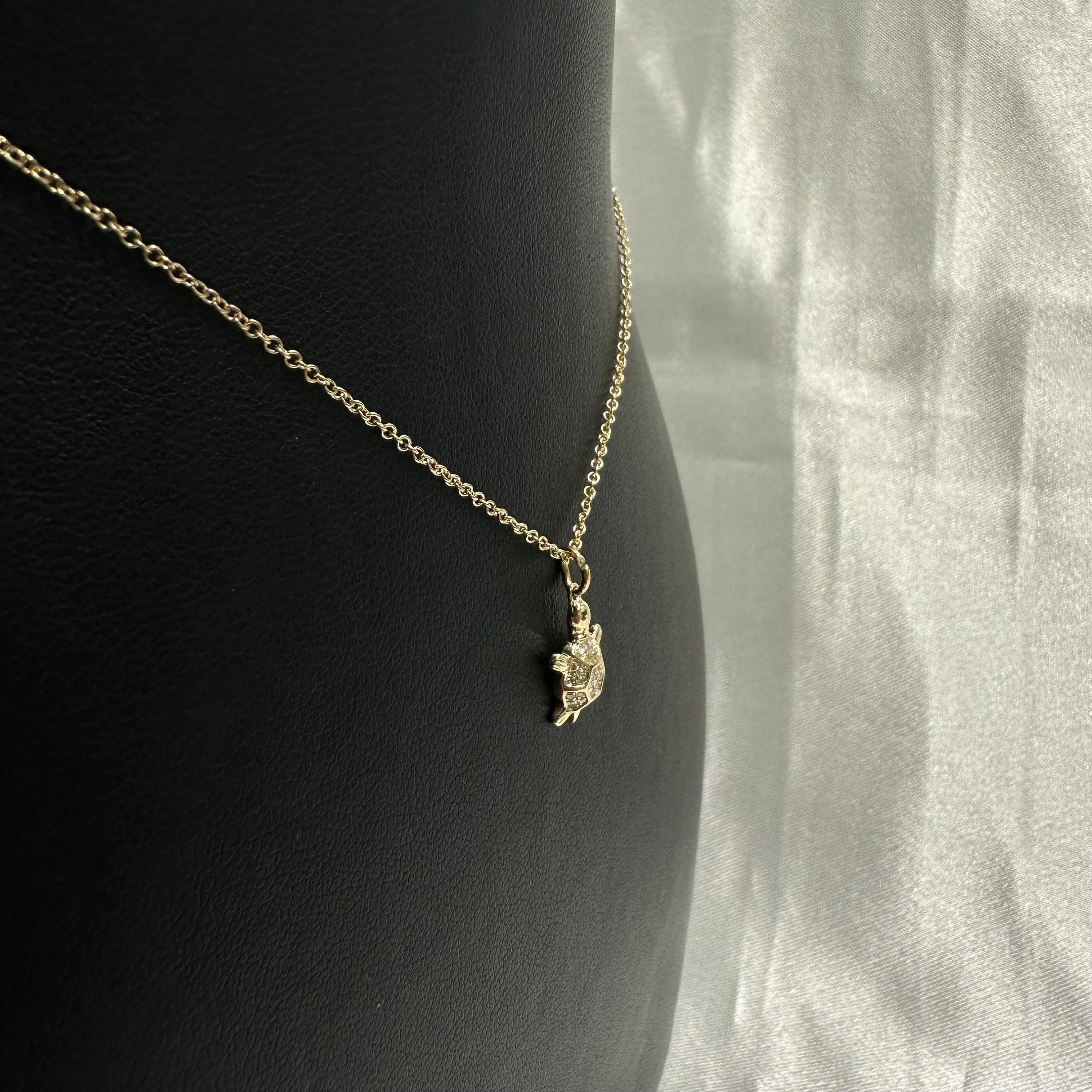 Diamond Turtle Charm