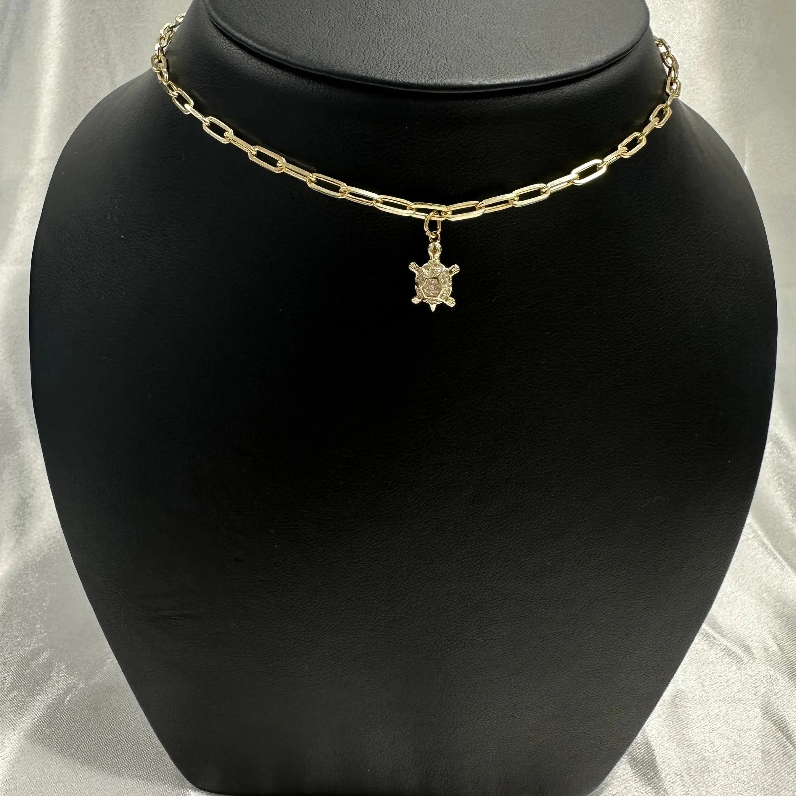 Diamond Turtle Charm