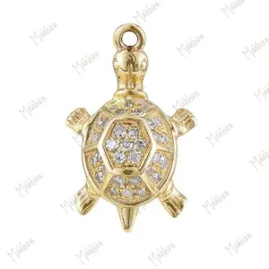 Diamond Turtle Charm