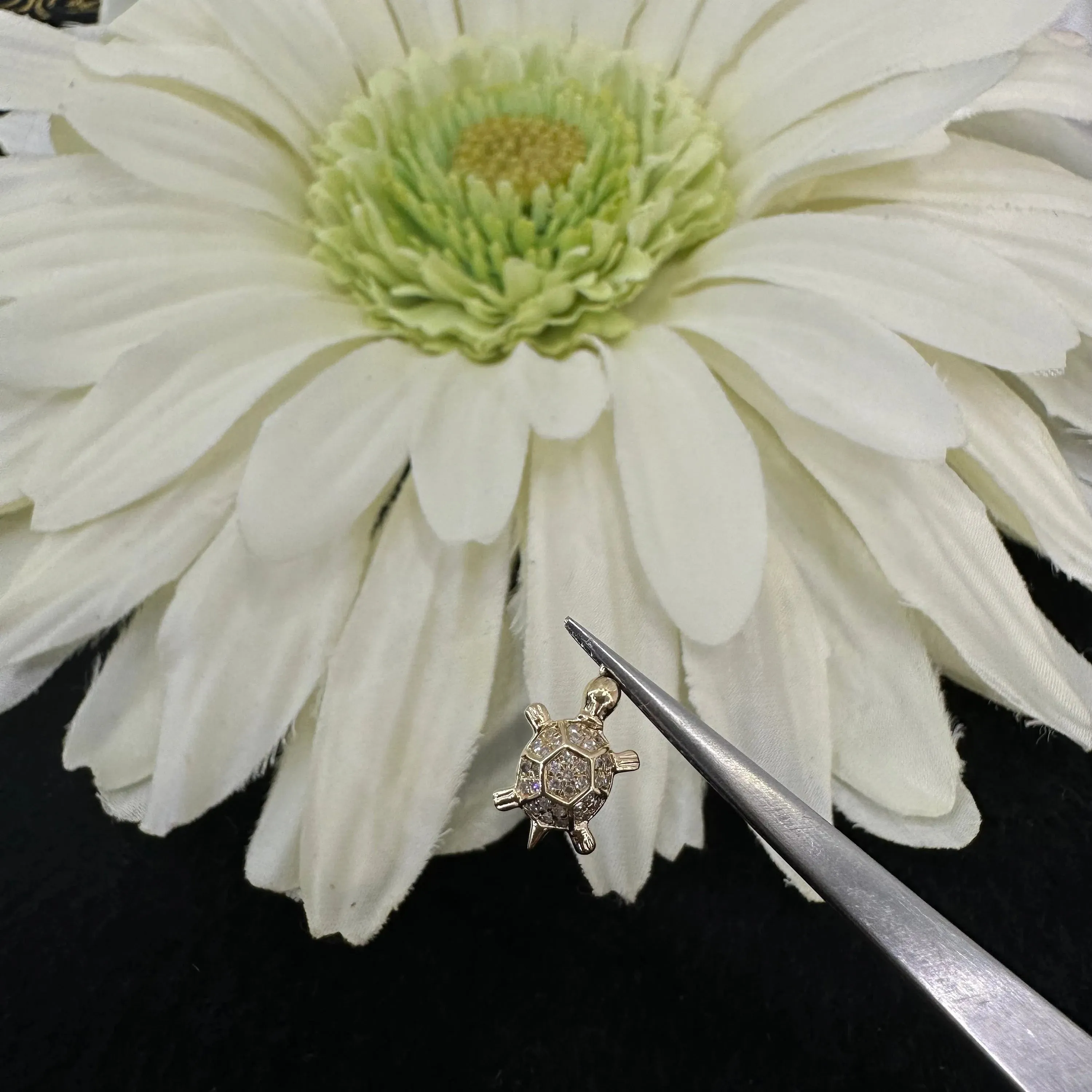 Diamond Turtle Charm
