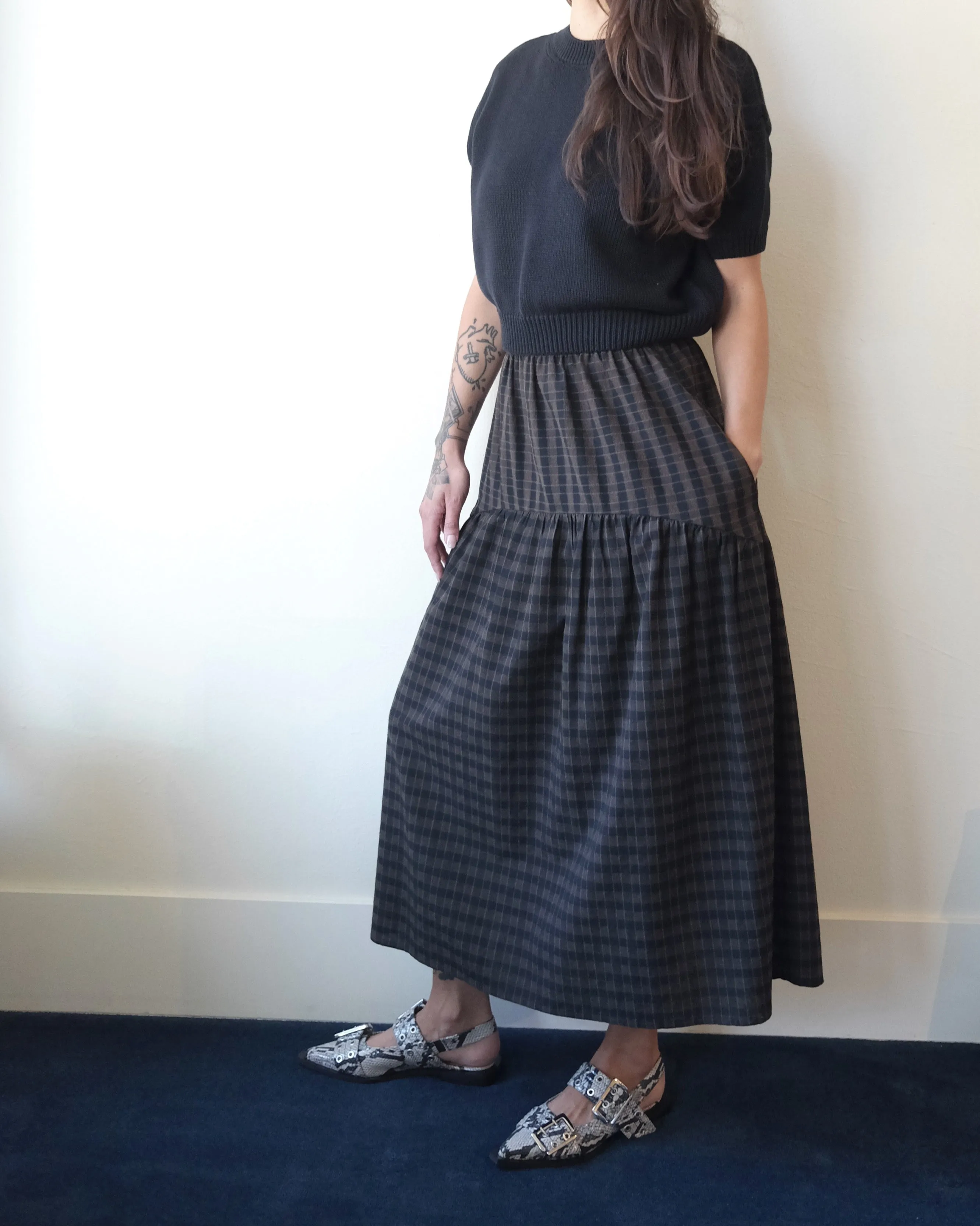 Field Skirt, Dutch Plaid