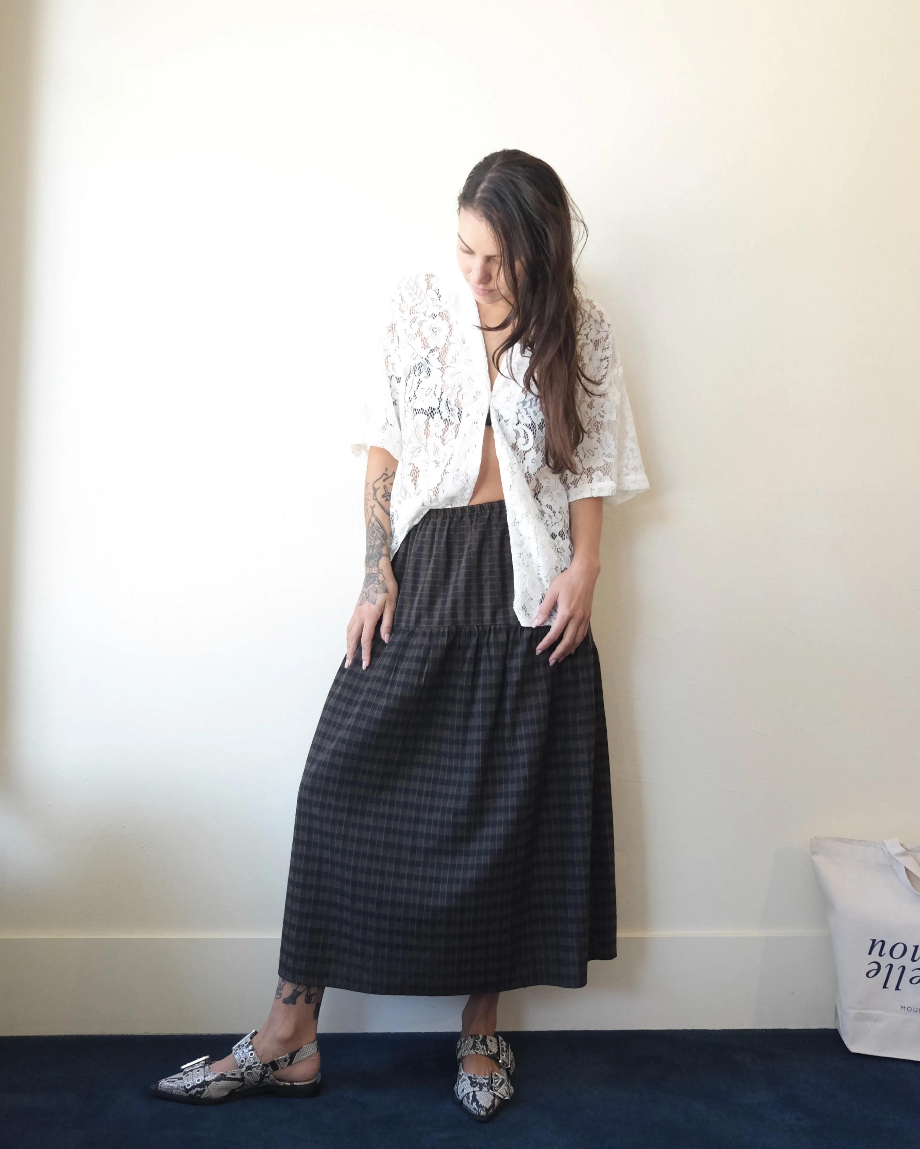 Field Skirt, Dutch Plaid