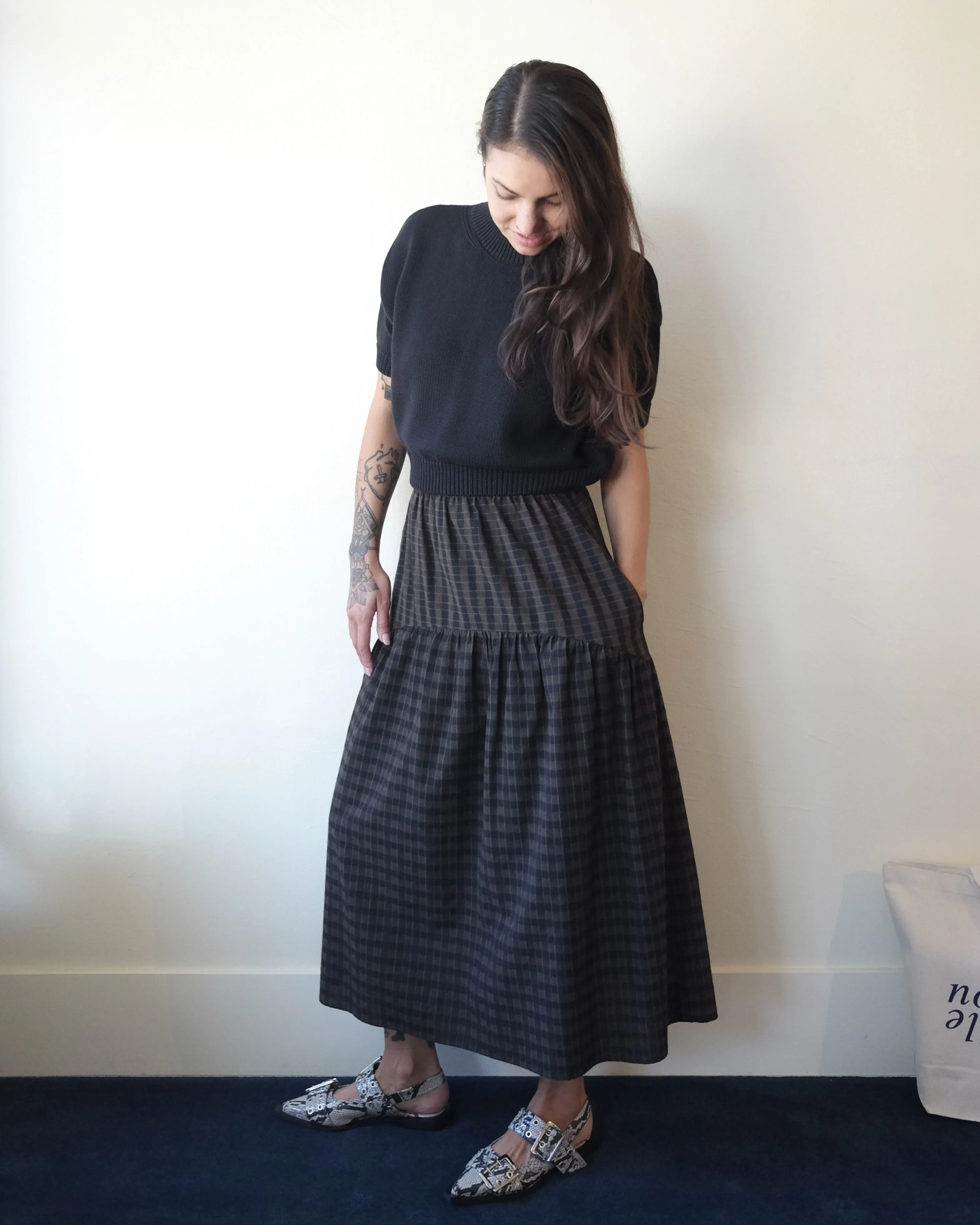 Field Skirt, Dutch Plaid