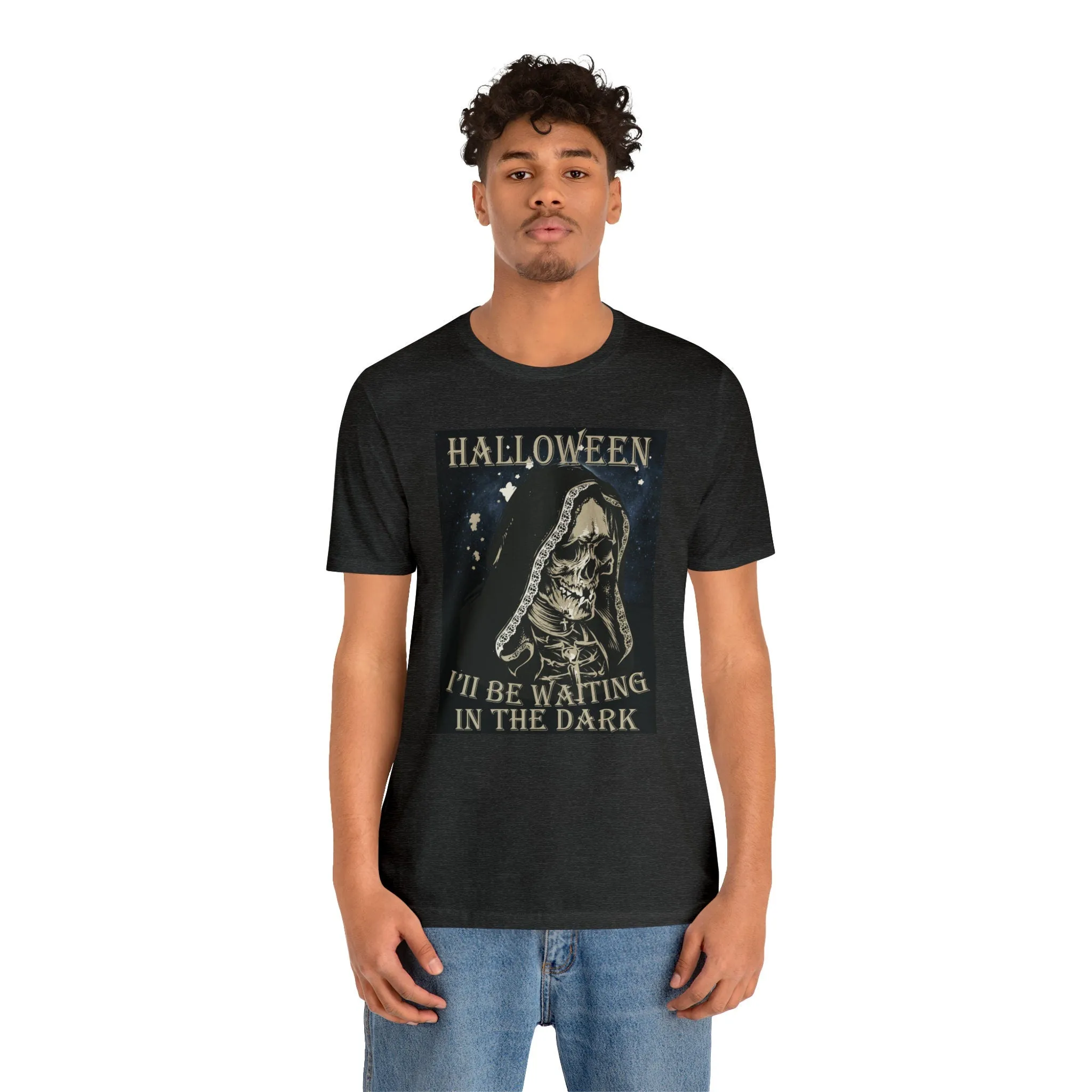 Halloween T-shirt | Halloween I'll be Waiting in the Dark | M23 Designs Funny graphics T shirts