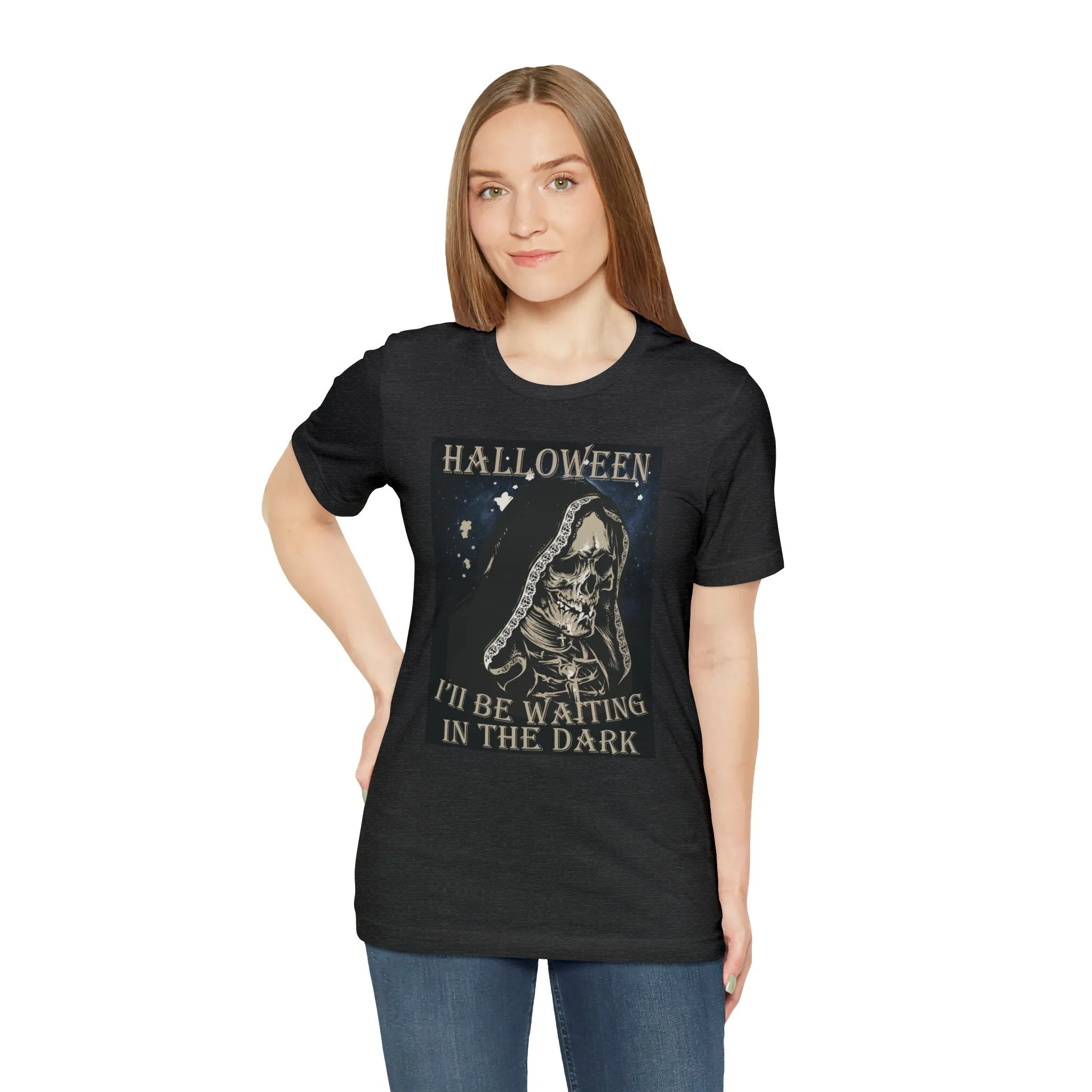 Halloween T-shirt | Halloween I'll be Waiting in the Dark | M23 Designs Funny graphics T shirts