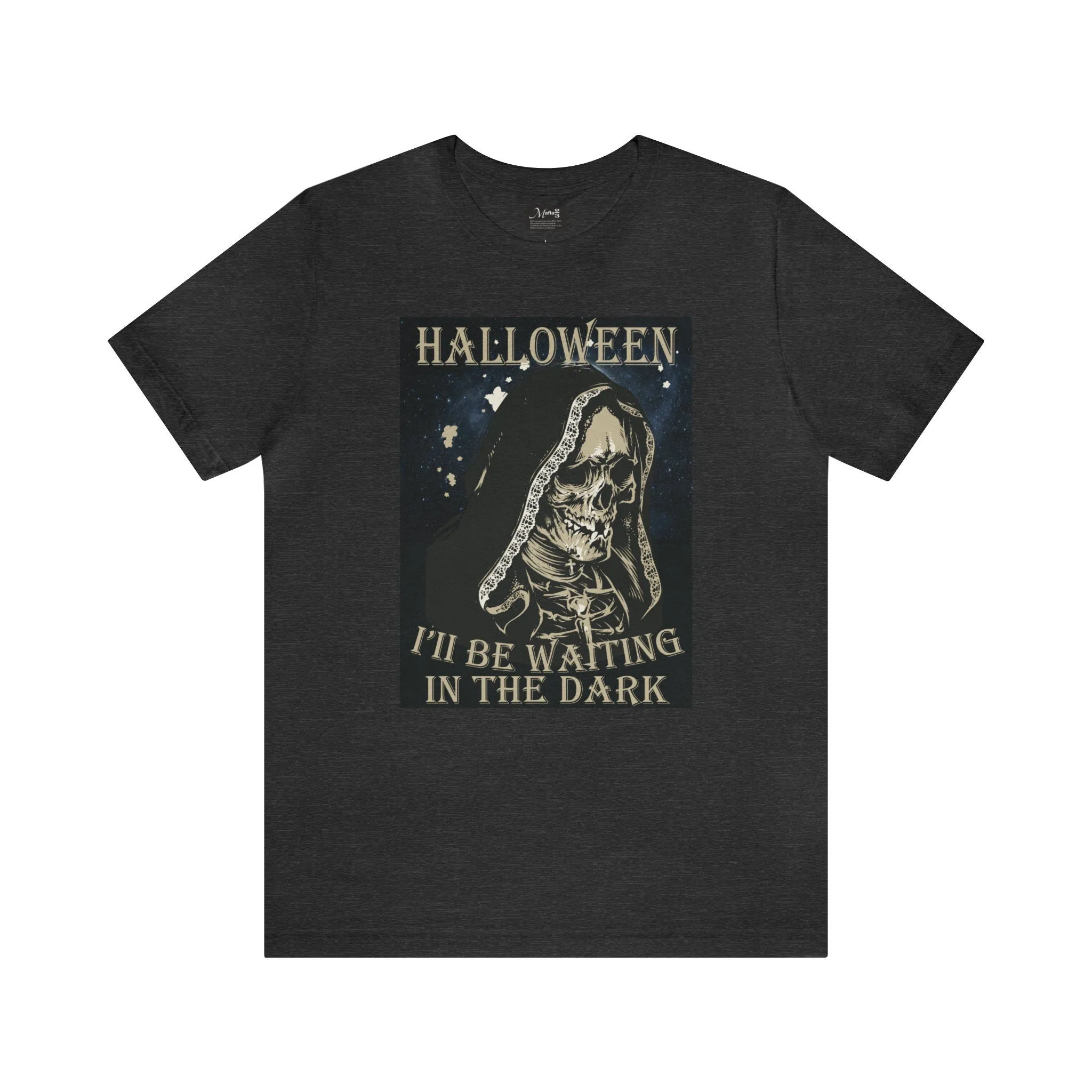 Halloween T-shirt | Halloween I'll be Waiting in the Dark | M23 Designs Funny graphics T shirts