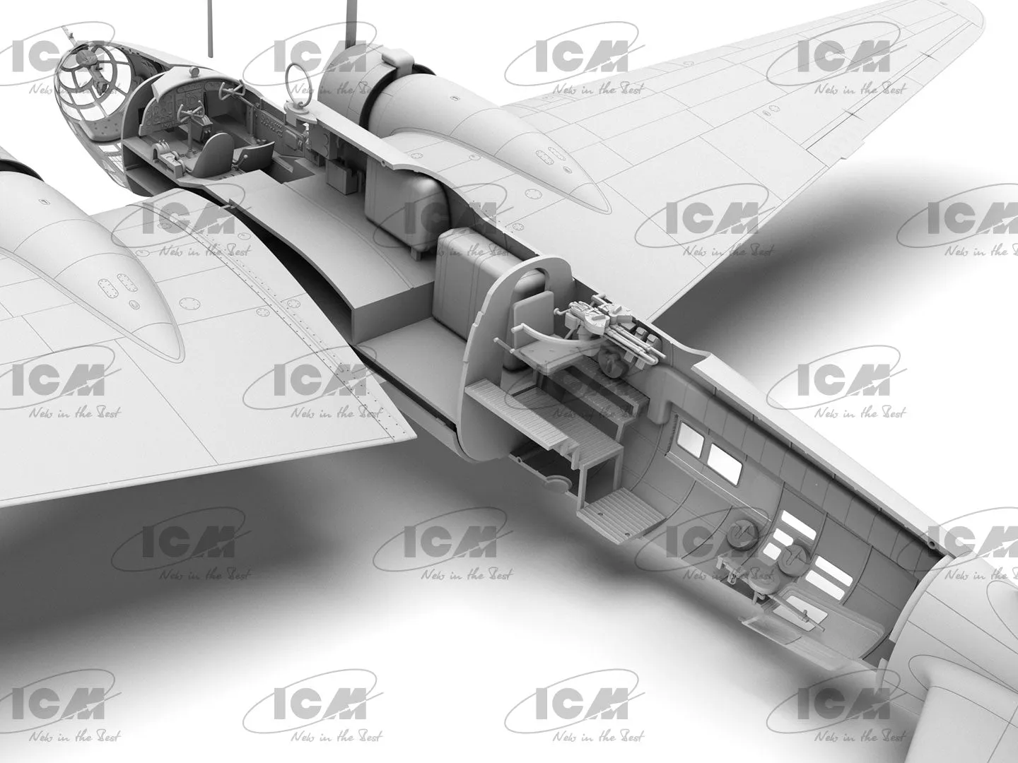 icm 1/48 Japanese Ki21Ia Sally Heavy Bomber kIT
