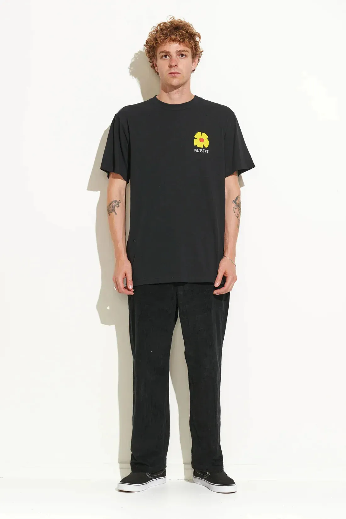 Misfit lamp biscuit 50/50 reg ss tee - pitch black