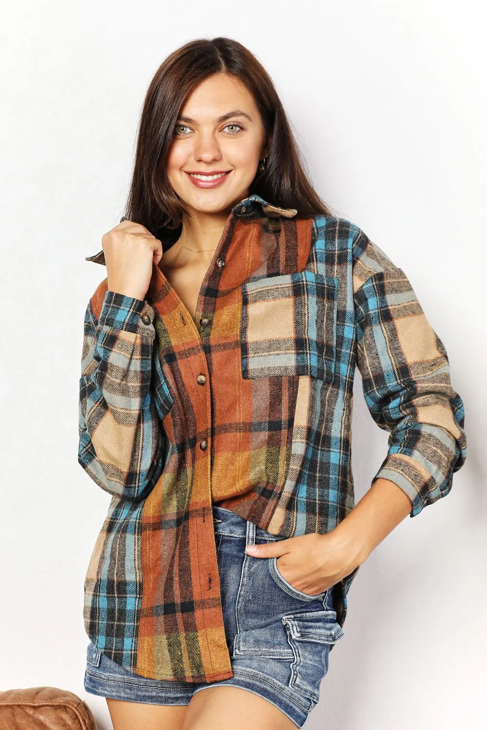 Multi Plaid Shirt