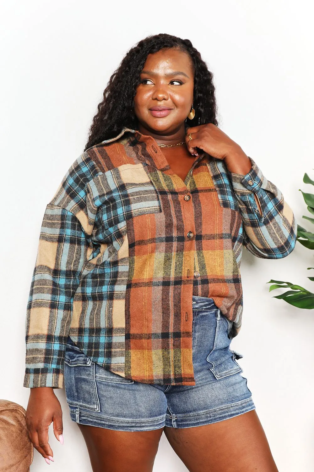 Multi Plaid Shirt