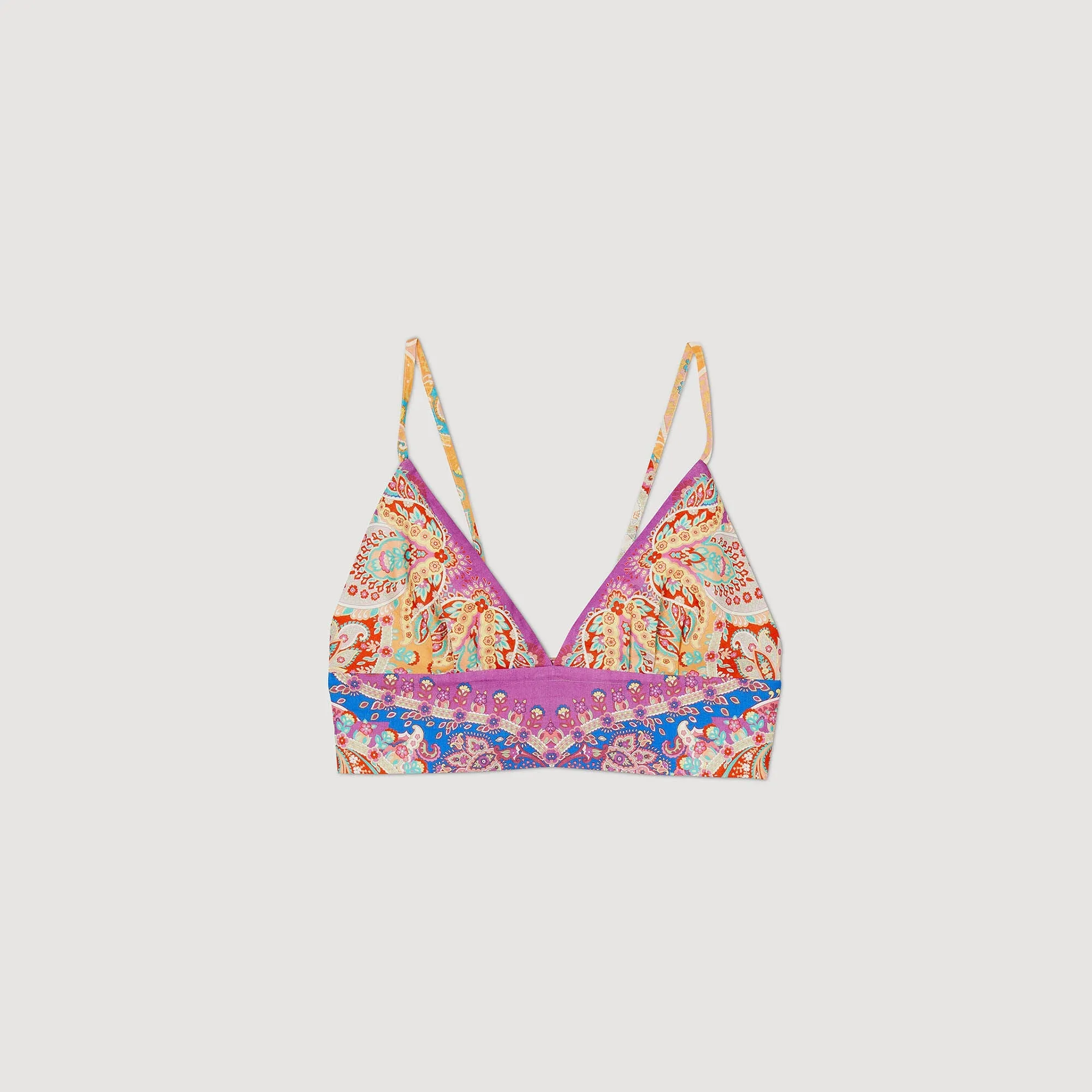 Patterned Crop Top