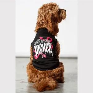 Pets Hoodie | I'm Perfectly Wicked Graphic | Black Jersey Cotton