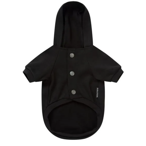 Pets Hoodie | Let's Party Witches Graphic | Black Purple Soft Cotton