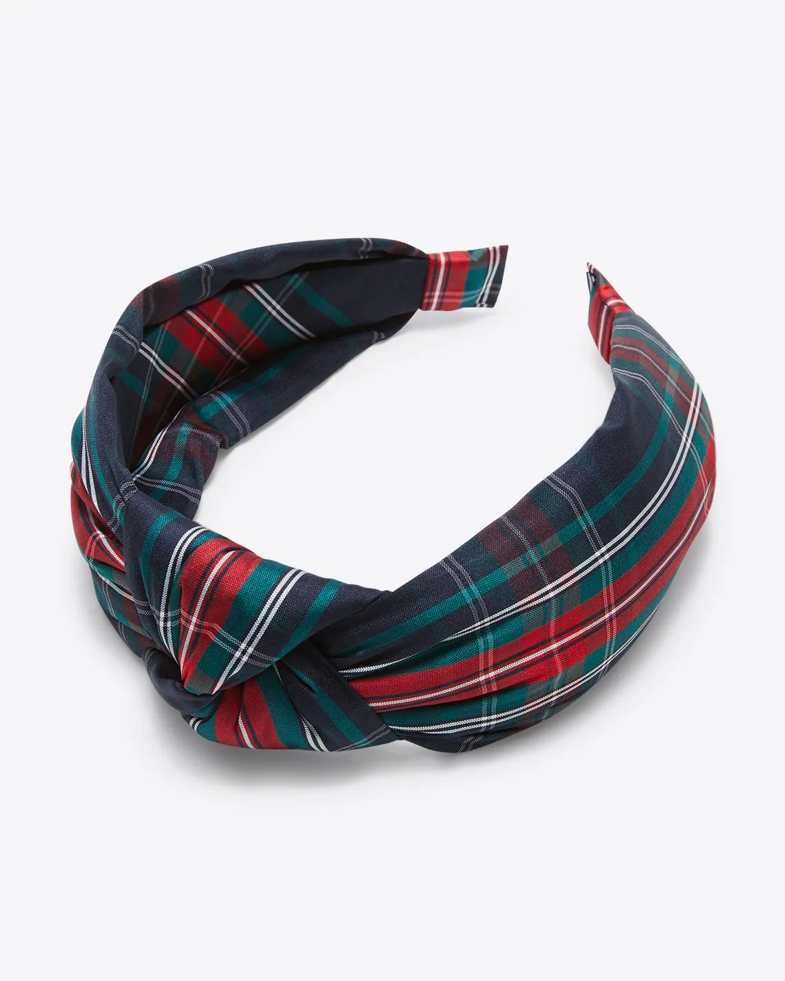 Plaid Knot Headband