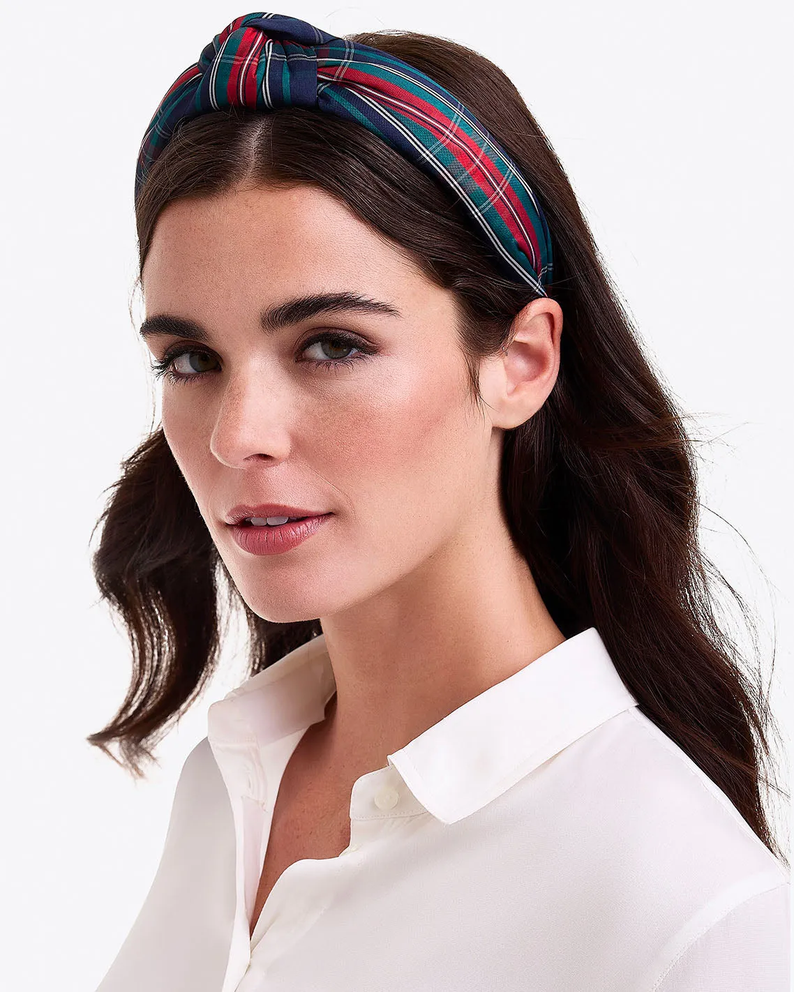Plaid Knot Headband