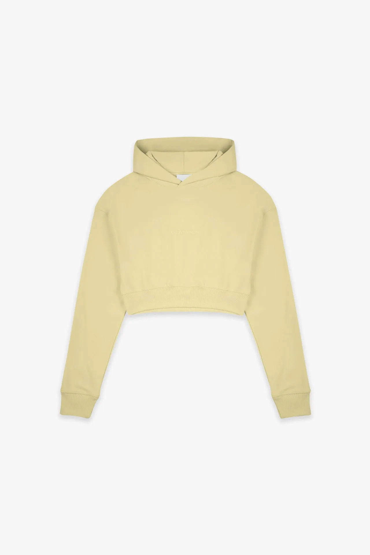 S2J044MI  Oversized Cropped Hoodie