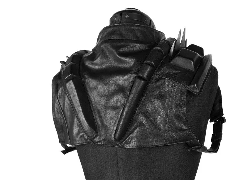 Solo Enforcer Black Leather Unisex Chest Plate