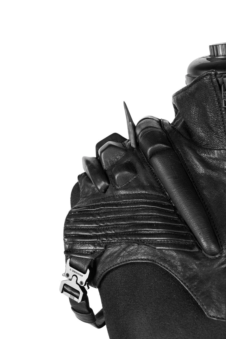 Solo Enforcer Black Leather Unisex Chest Plate